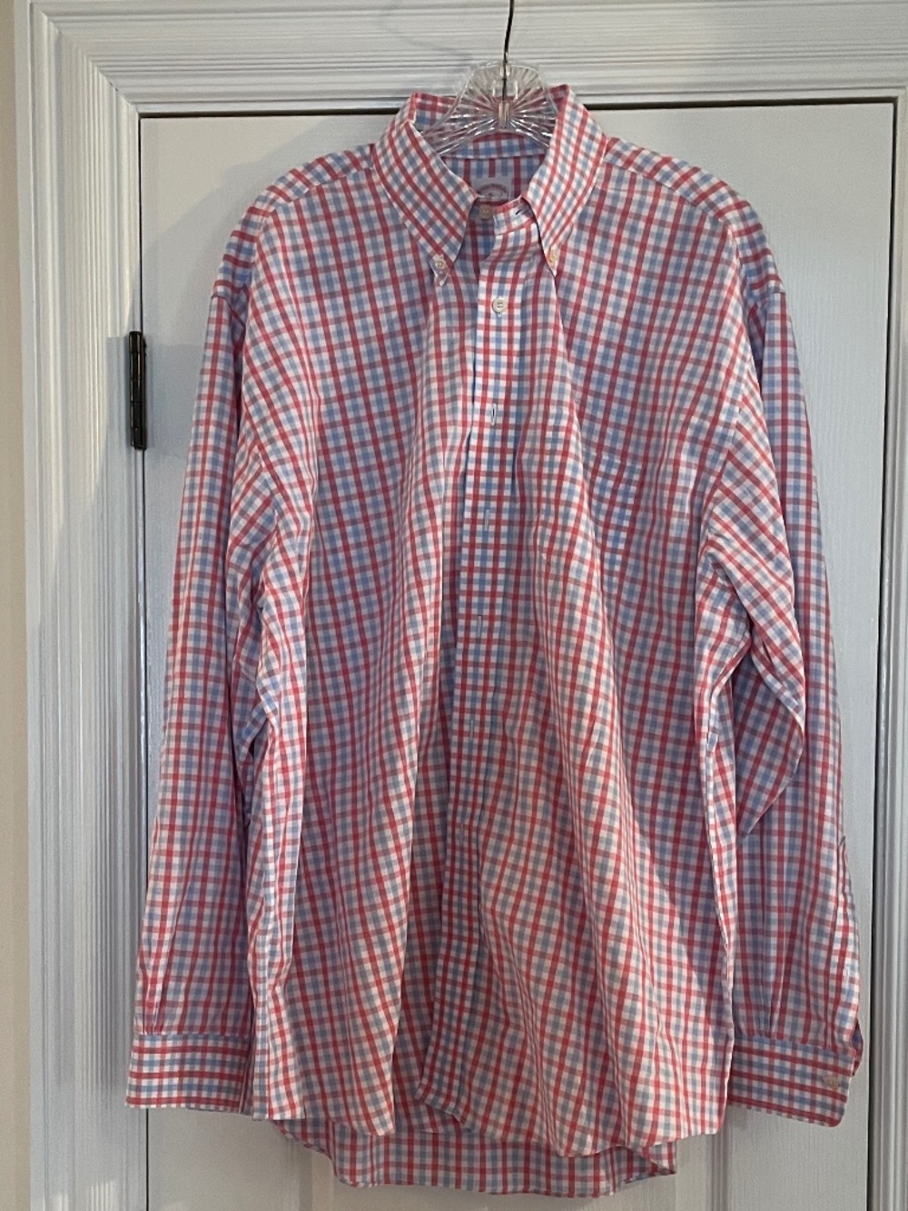 Brooks Brothers The Original Polo Shirt LIKE NEW Gingham Checkered Dress Shirt - Picture 2 of 4
